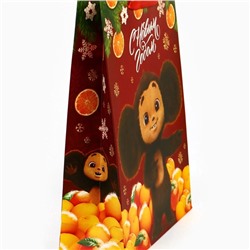 Пакет подарочный новогодний «С Новым годом!», 31×40×11.5 см, упаковка, Чебурашка