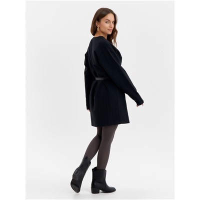 Платье оверсайз миди женское MINAKU: Modern classic, темно-синее, размер 48