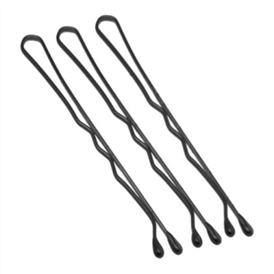 Dewal Невидимки для волос волна SLN50V-1/24, 50 мм, черный, 24 шт. 5232