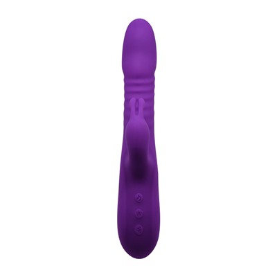 Фиолетовый вибратор-кролик Romax - 24,4 см.