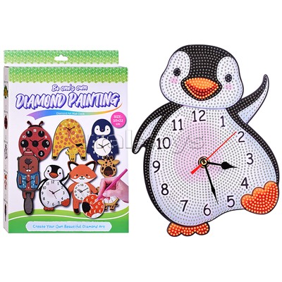 Набор творческая мастерская Часы "Пингвин" 20*22 см