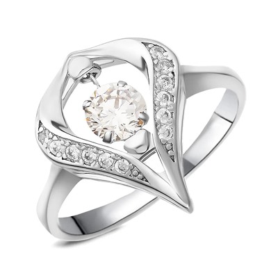 Кольцо, куб.циркон., BY-3274