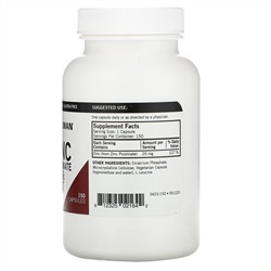 Kirkman Labs, пиколинат цинка, 25 мг, 150 капсул