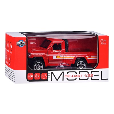 Машина "Пикап" 1:32 металл (свет,звук,откр дв) в коробке