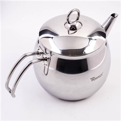 800-303 Чайник металлический 1л Home Perfect Kure нерж/ст (х6)