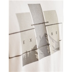 Свободная футболка  с авторским принтом