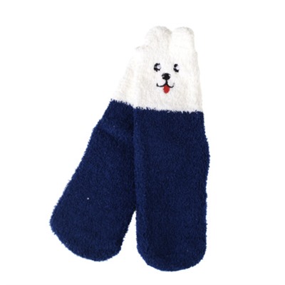 Носки женские флисовые р. 35-40 новогодний / MNZ-16 /уп 12/ микс