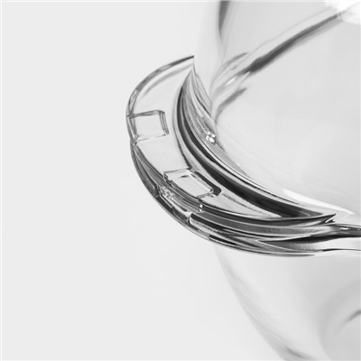 Утятница Paşabahçe Borcam, 2.85 л, с крышкой-формой для запекания, жаропрочное стекло, прозрачная