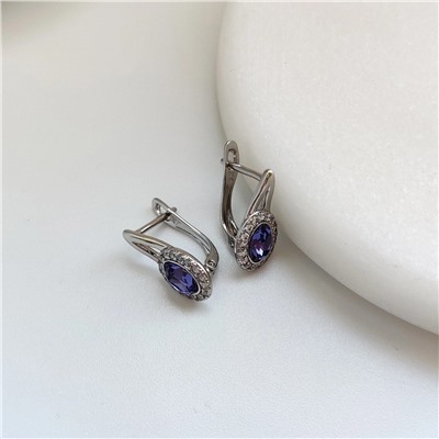 Серьги с кристаллами Swarovski