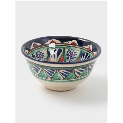 Пиала для чая Риштанская Керамика «Цветы», 250 мл, d=11 см, МИКС