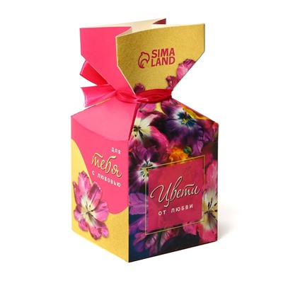 Шоколадные конфете в упаковке-конфете "Для тебя с любовью", 150 г