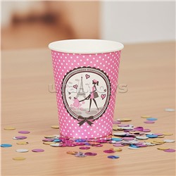 Набор посуды одноразовой "Париж" стаканы (10 шт)