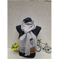 Мягкий палантин из кашемира, цвет светло серый