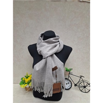 Мягкий палантин из кашемира, цвет светло серый