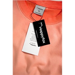 Женская футболка оверсайз с эффектом градиент Happyfox