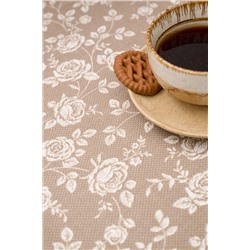 Скатерть Розы на льне НАТАЛИ, 978273