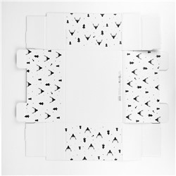 Коробка подарочная новогодняя складная «Уютный дом», 31×25.5×16 см, Новый год