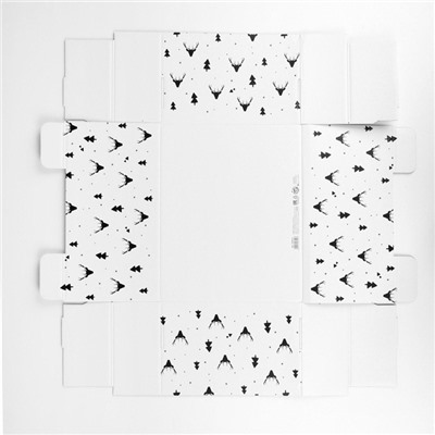 Коробка подарочная новогодняя складная «Уютный дом», 31×25.5×16 см, Новый год