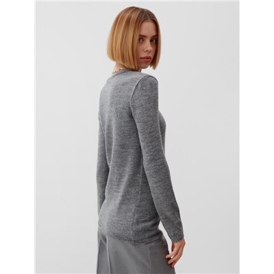 Джемпер женский MINAKU: Knitwear collection, серый, размер 50