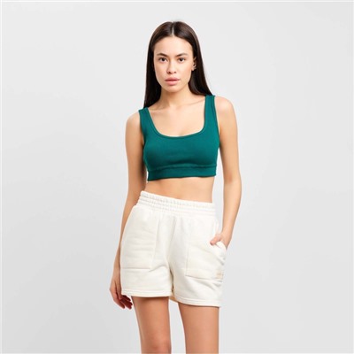 Топ укороченный женский Mist Old School, размер 44, зелёный