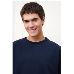 Мужская футболка оверсайз из футера двухнитки Happyfox