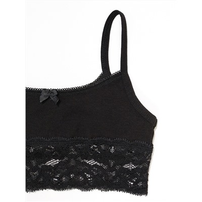 4940-02 Топ девочка черный (BAYKAR)