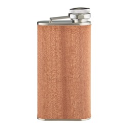 Фляжка Мастер К, 270 мл, подарочная, армейская, 9 oz, нержавеющая сталь, коричневая
