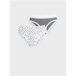 Трусы трикотажные для девочек, 2 шт в комплекте