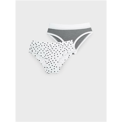 Трусы трикотажные для девочек, 2 шт в комплекте