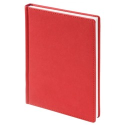 Ежедневник 2026 г. А5+ 336 стр."ВЕЛЬВЕТ/VELVET" (КРАСНЫЙ) 3-123/10 Bruno Visconti