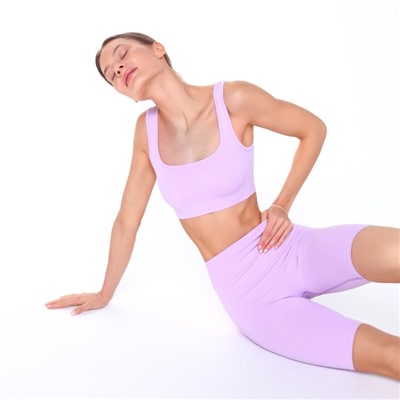 Топ спортивный женский Little Secret, лиловый, размер 42 (S)