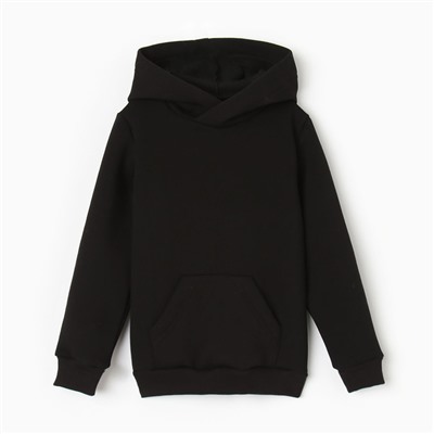 Толстовка детская, рост 92 см, чёрная