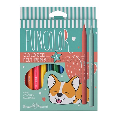 Фломастеры "Funcolor" 12 цв.