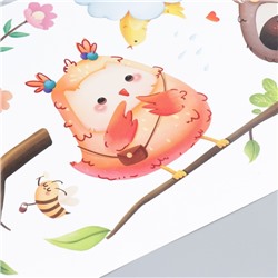 Наклейка интерьерная цветная «Концерт зверят в лесу», набор 2 листа, 30×90 см