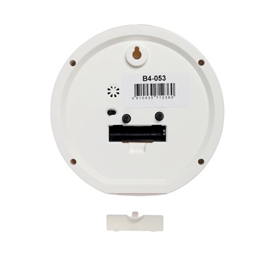 Будильник «Альпака», плавный ход, d=15 см, розовый