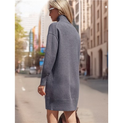 Платье из пряжи с кашемиром