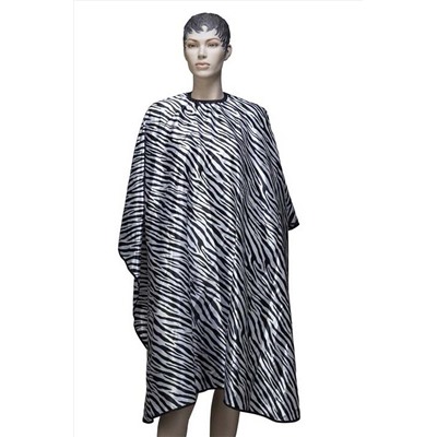 Dewal Пеньюар для стрижки «Городские джунгли», 145 х 160 см, полиэстер, зебра KRISTALLER, 1130398