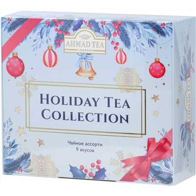 AHMAD TEA. Новый год. Ассорти Праздничная коллекция карт.упаковка, 45 пак.