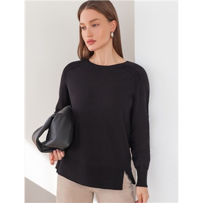 Джемпер тонкой вязки из хлопка с кашемиром