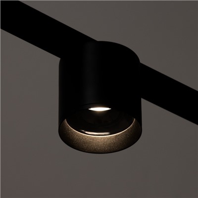 Светильник трековый BayerLux SLIM «Цилинр», LED, 12 Вт, 3000K-6000К, 48 В, CRI90, 8×8×7.5 см, чёрный