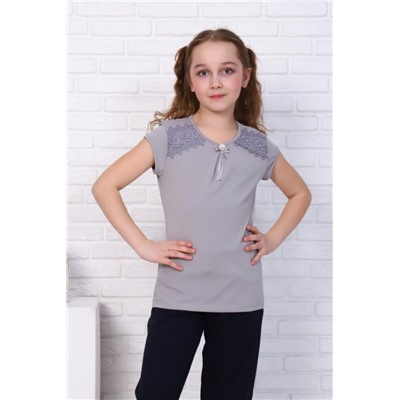 Джемпер Виринея короткий рукав (Серый)