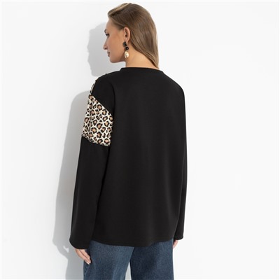 Лонгслив в стиле сolor block, Идеальная гармония (фэшн)