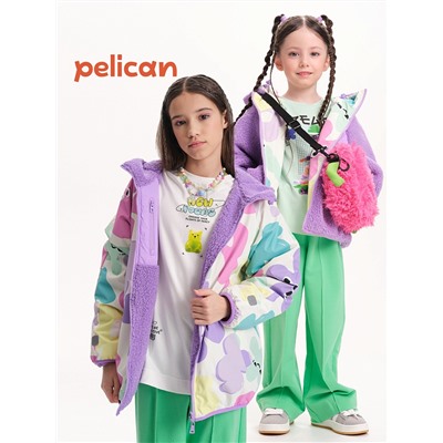 GZIM3369 (Ветровка для девочки, Pelican )