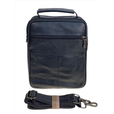 Сумка мужская из натуральной кожи, цвет черный