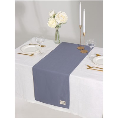 Дорожка на стол Этель Kitchen 40×150 ±5 см, синий, 100% хлопок, саржа 220 г/м²