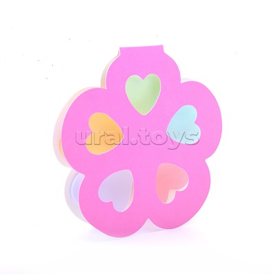 Набор клейкой бумаги для заметок "Heart" Ø набора 93 мм, размер заметок: 35x35 мм, 5x20 лис