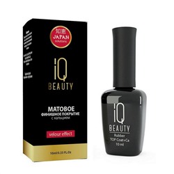 IQ Beauty Матовое финишное покрытие / Matte Top Velour Effect, 10 мл