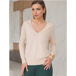 Джемпер тонкой вязки из хлопка с кашемиром