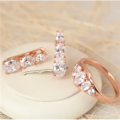 Комплект позолота Н01-15250 размер 16 18,5 19