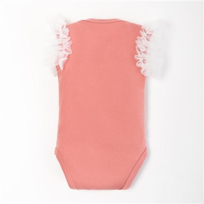 Боди с бантиком «Крошка Я» BASIC LINE, рост 68-74 см